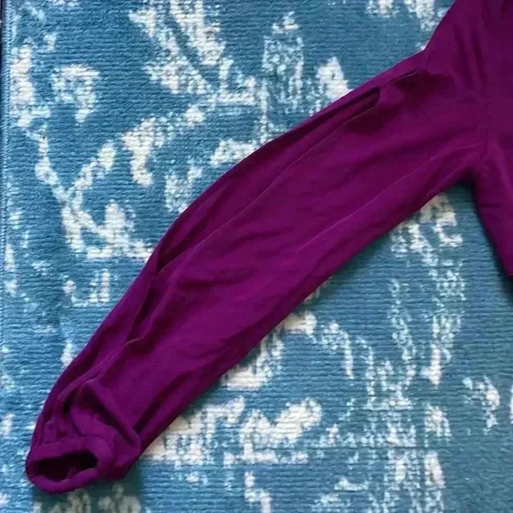 Dan Van Furstenberg V-neck asymmetrical open sleeve rare dress six - Picture 3 of 9